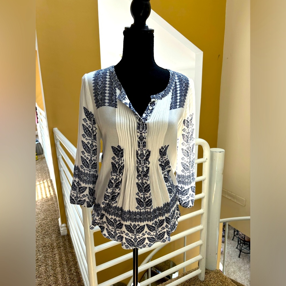 3/4 sleeve blouse